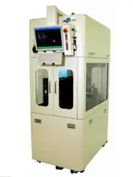Automated wafer handling machine for the semiconductor industry.